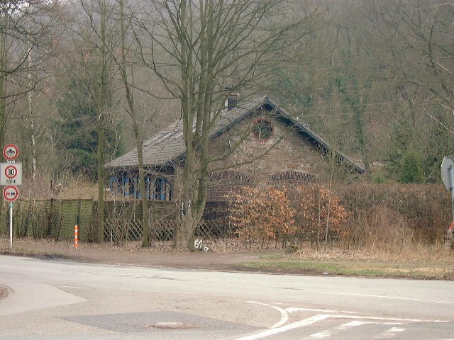 Lokomotivschuppen der Hespertalbahn