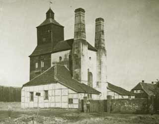 Historisches Foto Maschinenhaus Saline Knigsborn