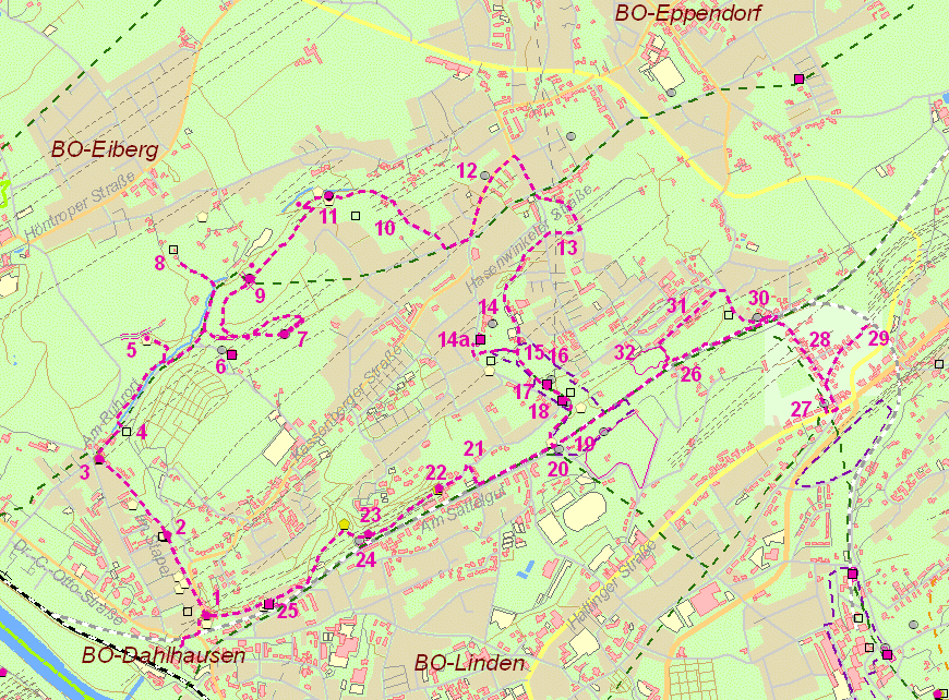 Bergbauwanderweg BO-Dahlhausen